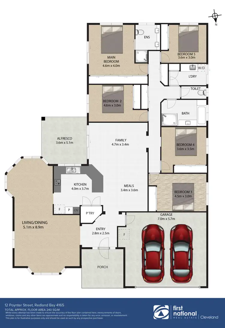 Floorplan of Homely house listing, 12 Poynter Street, Redland Bay QLD 4165