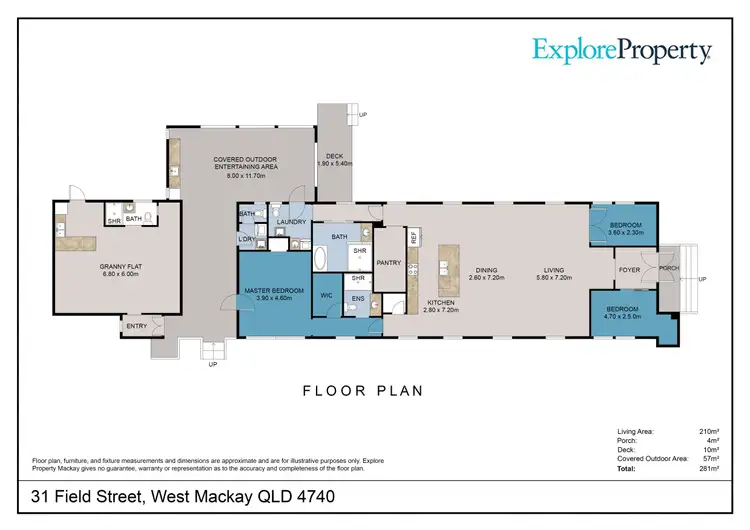 Floorplan of Homely house listing, 31 Field Street, West Mackay QLD 4740