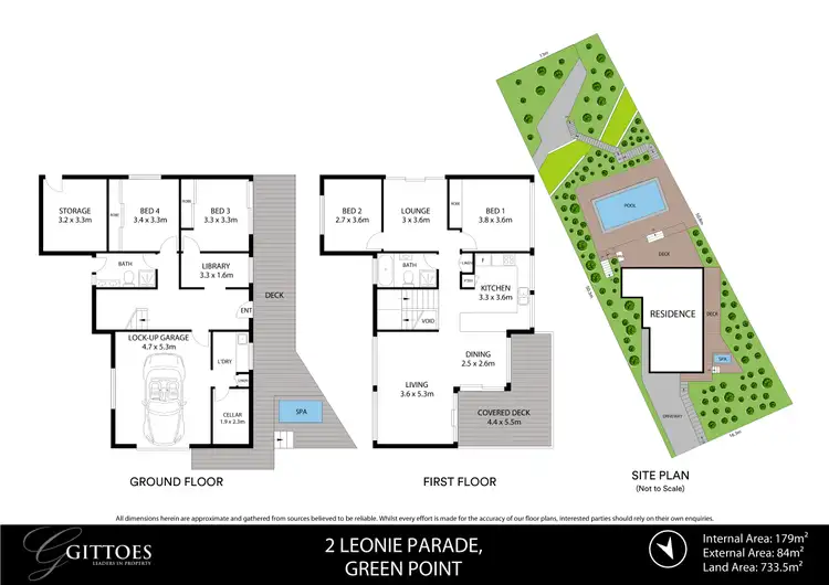 Floorplan of Homely house listing, 2 Leonie Parade, Green Point NSW 2251