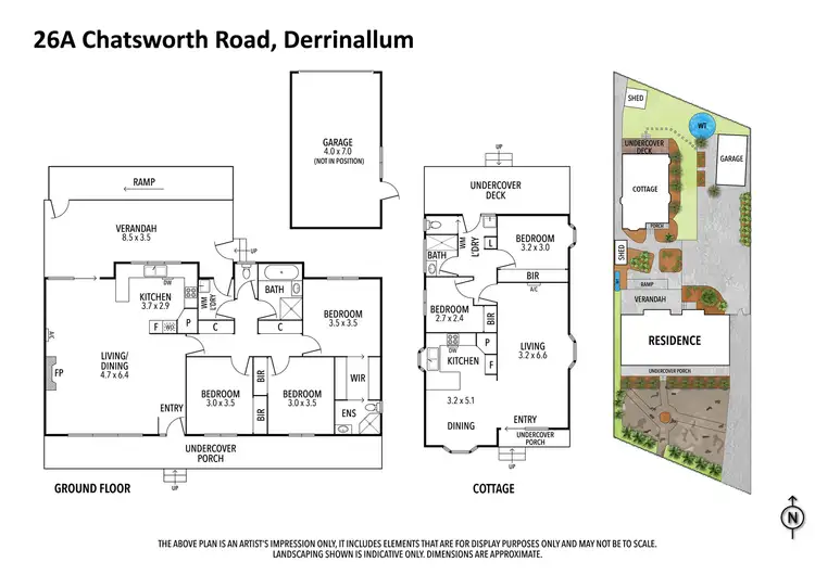 Floorplan of Homely house listing, 26A & 26B Chatsworth Road, Derrinallum VIC 3325