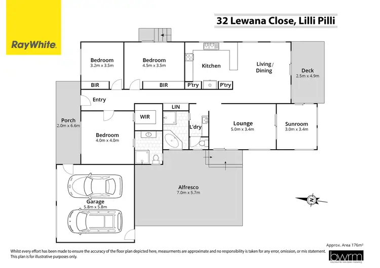 Floorplan of Homely house listing, 32 Lewana Close, Lilli Pilli NSW 2536
