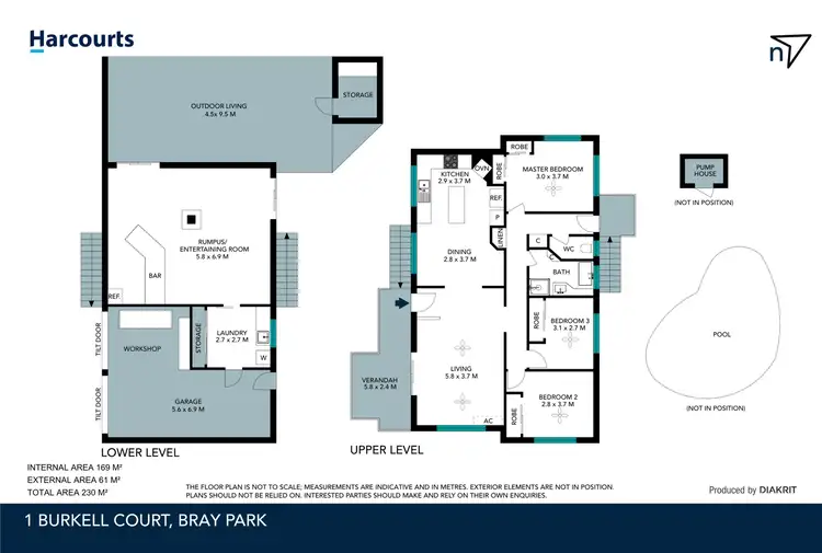 Floorplan of Homely house listing, 1 Burkell Ct, Bray Park QLD 4500