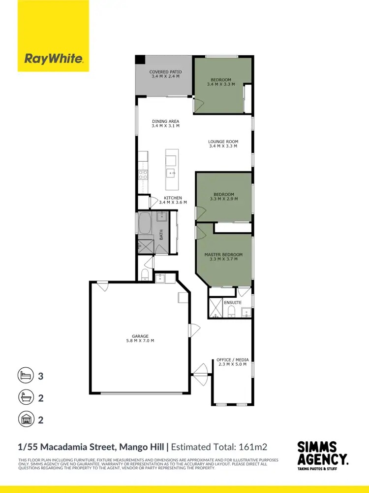 Floorplan of Homely house listing, 1/55 Macadamia Street, Mango Hill QLD 4509