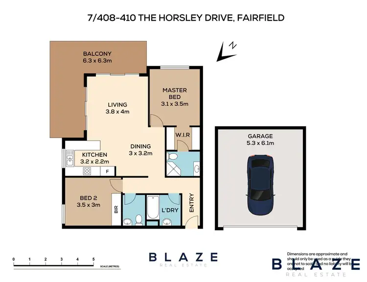 Floorplan of Homely unit listing, 7/408-410 The Horsley Drive, Fairfield NSW 2165