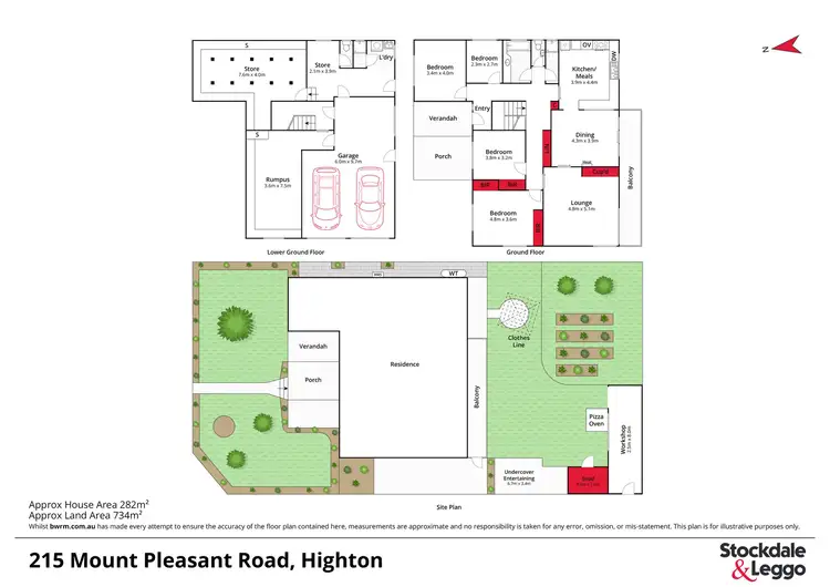 Floorplan of Homely house listing, 215 Mount Pleasant Road, Highton VIC 3216