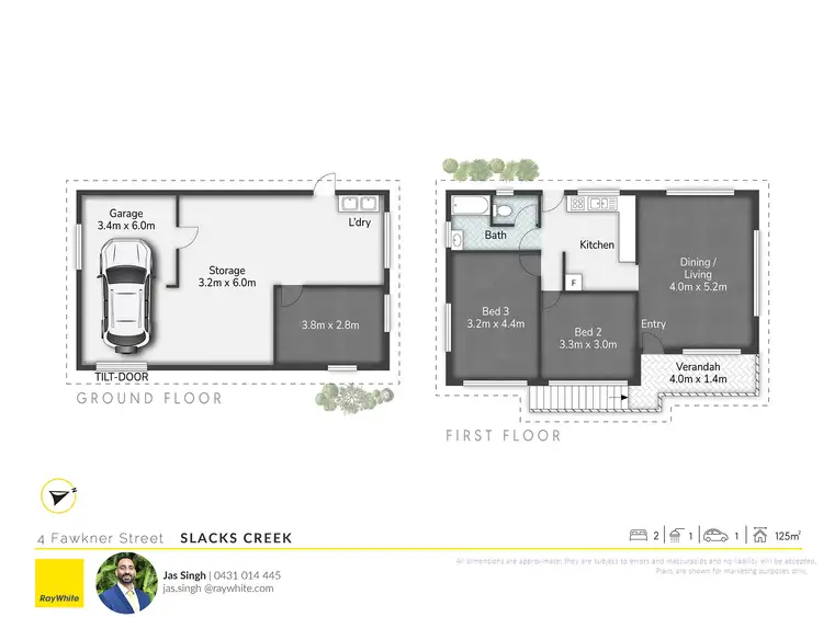 Floorplan of Homely house listing, 4 Fawkner Street, Slacks Creek QLD 4127
