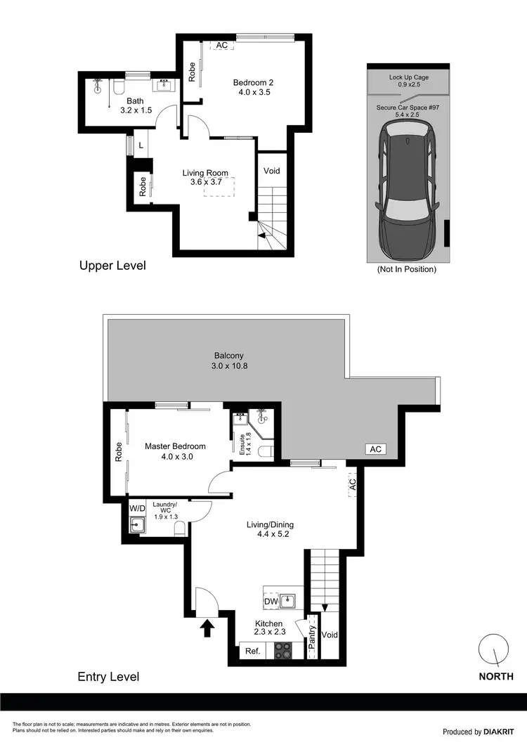 Floorplan of Homely apartment listing, 97/5-15 Balmoral Street, Waitara NSW 2077