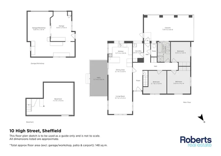 Floorplan of Homely house listing, 10 High Street, Sheffield TAS 7306
