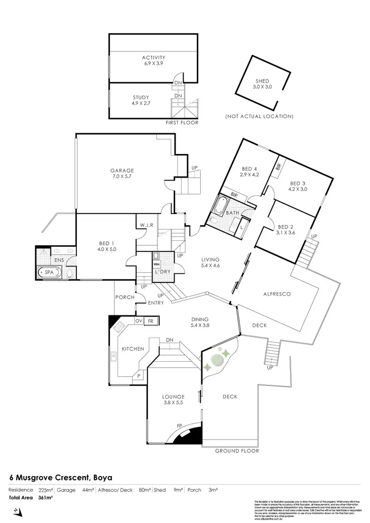 Floorplan of Homely house listing, 6 Musgrove Crescent, Boya WA 6056