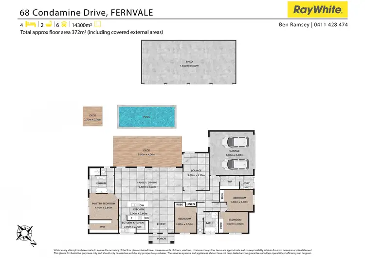 Floorplan of Homely house listing, 68 Condamine Drive, Fernvale QLD 4306