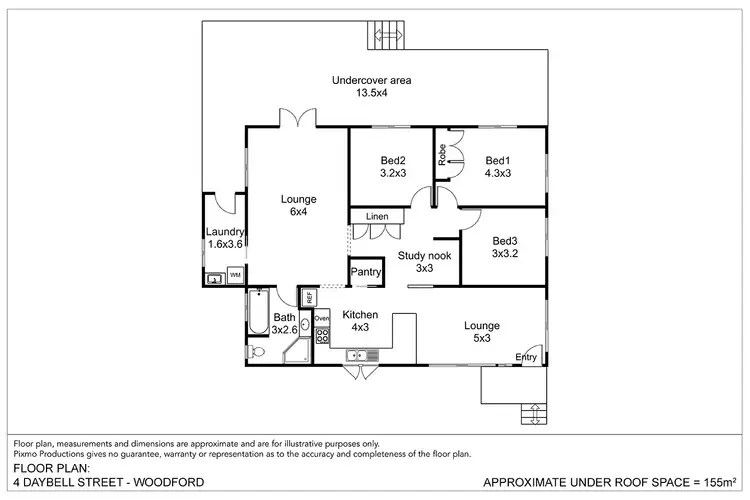 Floorplan of Homely house listing, 4 Daybell Street, Woodford QLD 4514