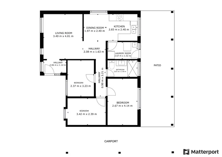 Floorplan of Homely house listing, 15 Jacqueline Drive, Thornlie WA 6108