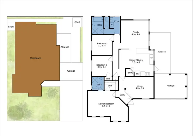 Floorplan of Homely house listing, 13 Swanson Street, Willetton WA 6155