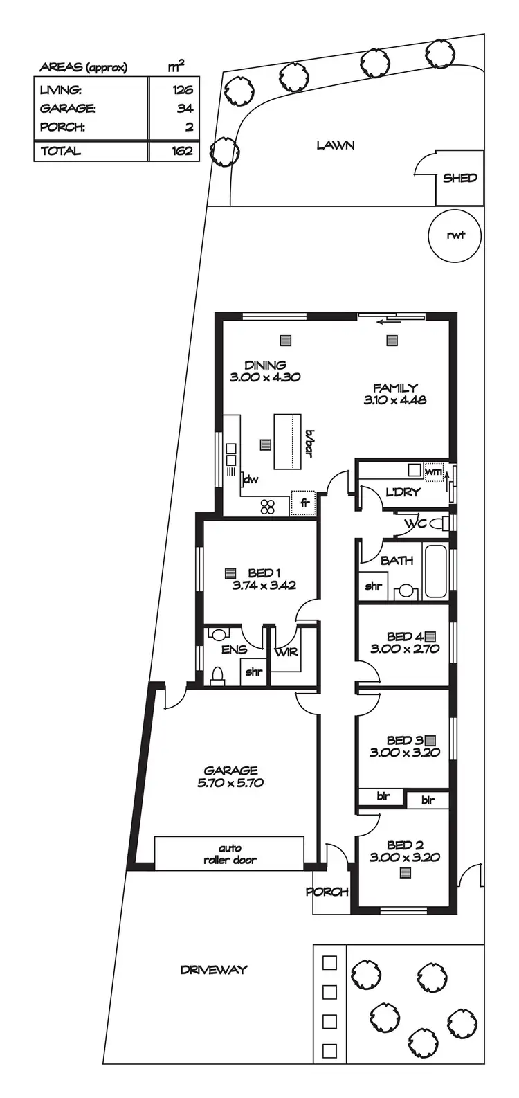 Floorplan of Homely house listing, 4A Trumper Avenue, Parafield Gardens SA 5107