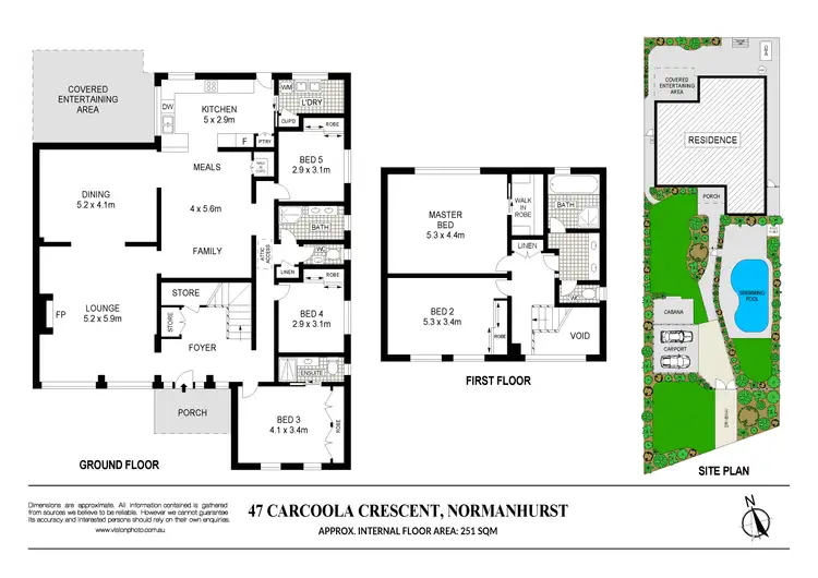 Floorplan of Homely house listing, 47 Carcoola Crescent, Normanhurst NSW 2076