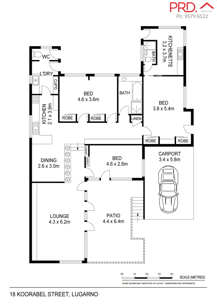 Floorplan of Homely house listing, 18 Koorabel Street, Lugarno NSW 2210