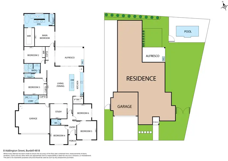 Floorplan of Homely house listing, 8 Addington Street, Burdell QLD 4818