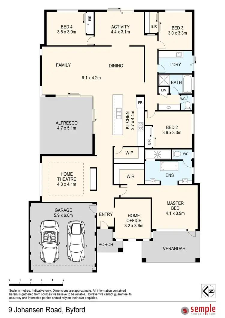Floorplan of Homely house listing, 9 Johansen Road, Byford WA 6122