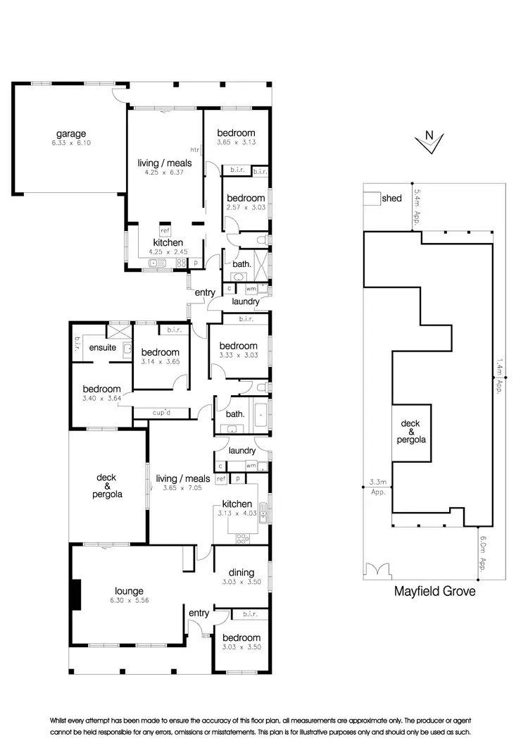 Floorplan of Homely house listing, 8 Mayfield Grove, Altona Meadows VIC 3028