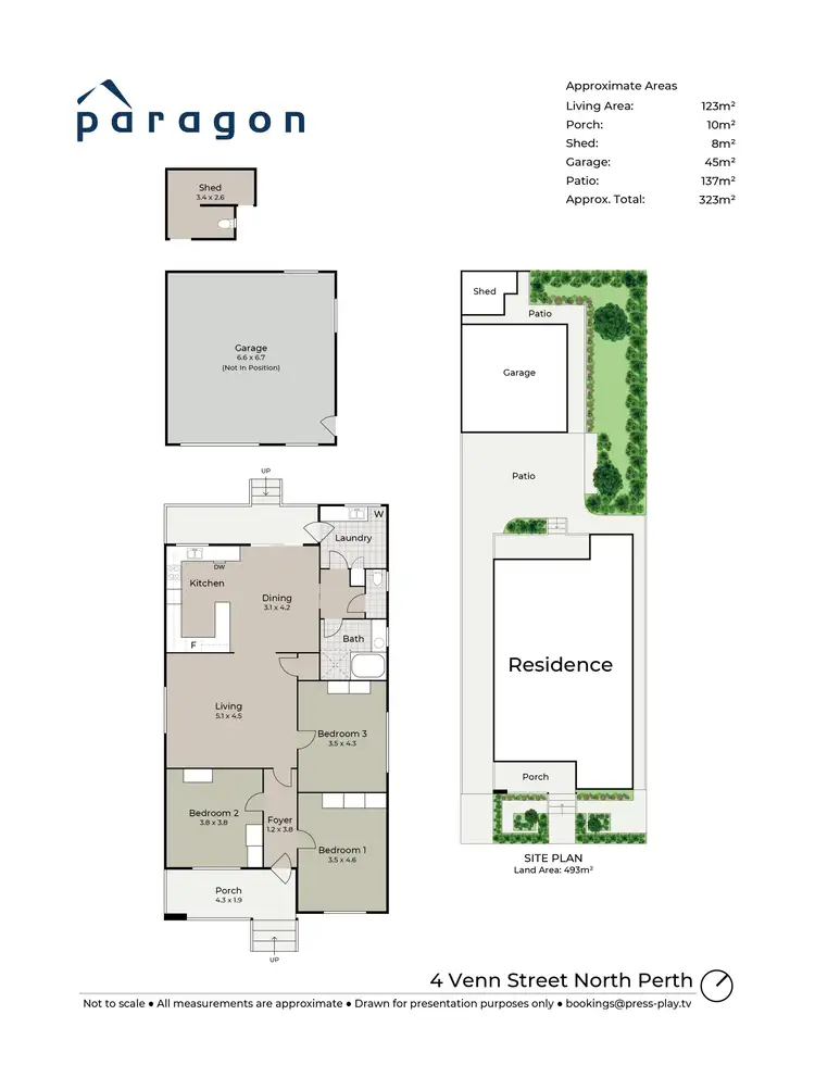 Floorplan of Homely house listing, 4 Venn Street, North Perth WA 6006