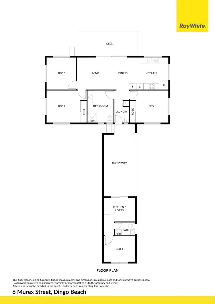 Floorplan of Homely house listing, 6 Murex Street, Dingo Beach QLD 4800