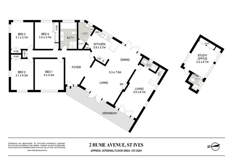 Floorplan of Homely house listing, 2 Hume Avenue, St Ives NSW 2075