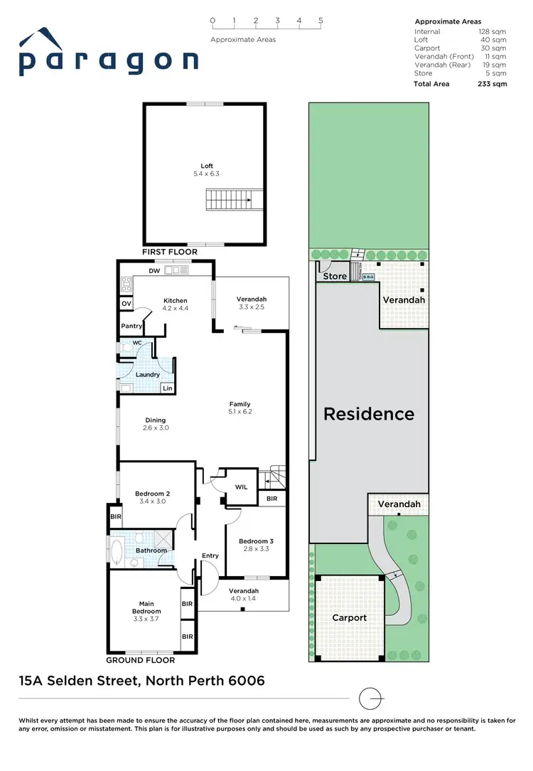 Floorplan of Homely house listing, 15A Selden Street, North Perth WA 6006