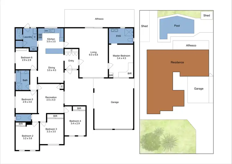 Floorplan of Homely house listing, 12 Abinger Road, Lynwood WA 6147