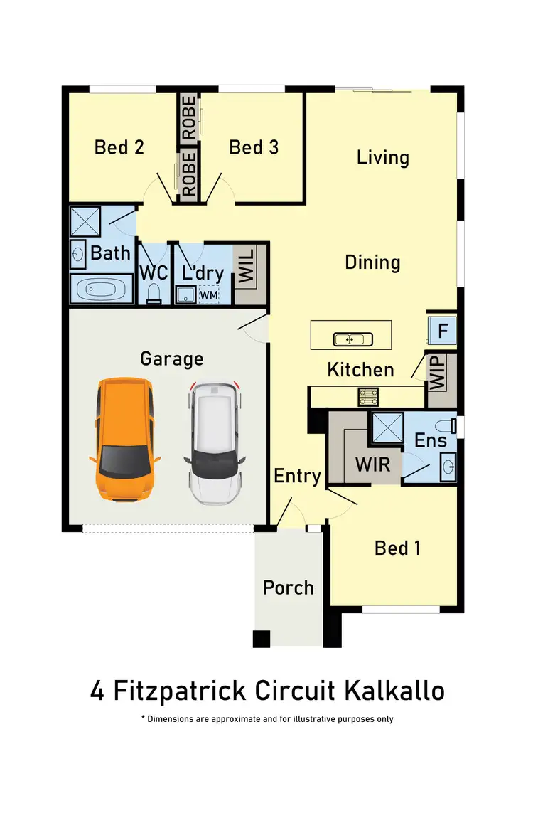 Floorplan of Homely house listing, 4 Fitzpatrick Circuit, Kalkallo VIC 3064
