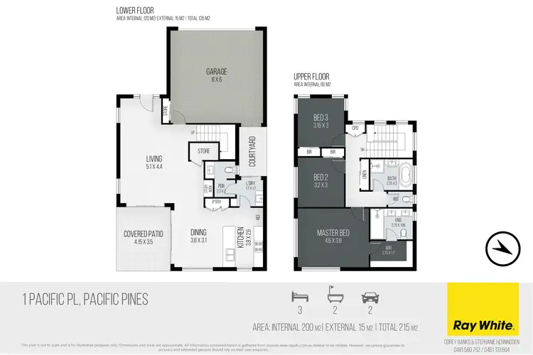 Floorplan of Homely house listing, 1 Pacific Place, Pacific Pines QLD 4211