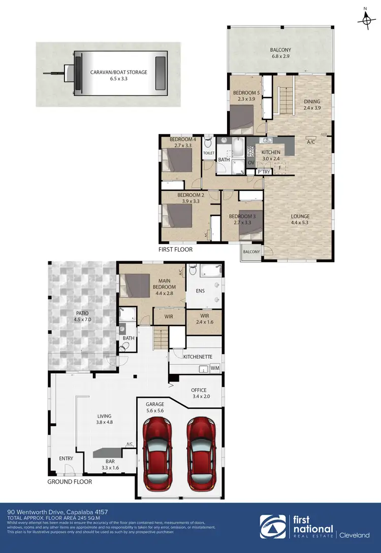 Floorplan of Homely house listing, 90 Wentworth Drive, Capalaba QLD 4157