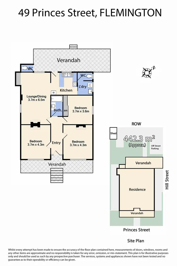 Floorplan of Homely house listing, 49 Princes Street, Flemington VIC 3031