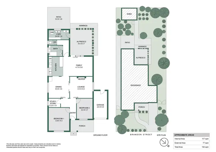 Floorplan of Homely house listing, 41 Brandon Street, Kensington WA 6151