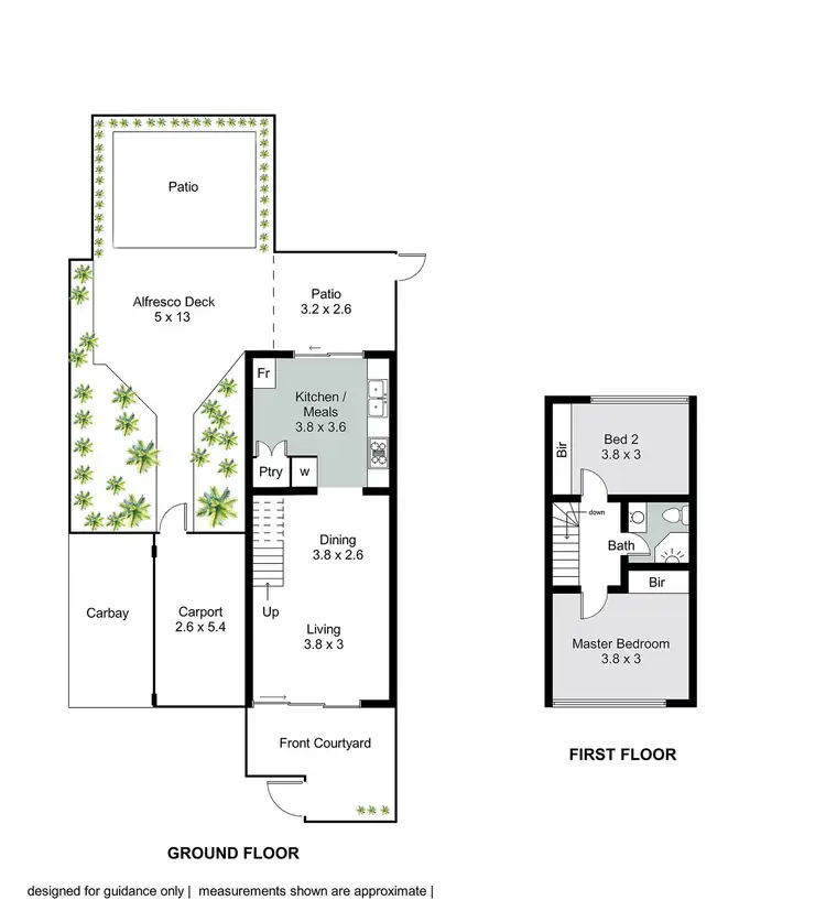 Floorplan of Homely townhouse listing, 9/17 Stone Street, South Perth WA 6151