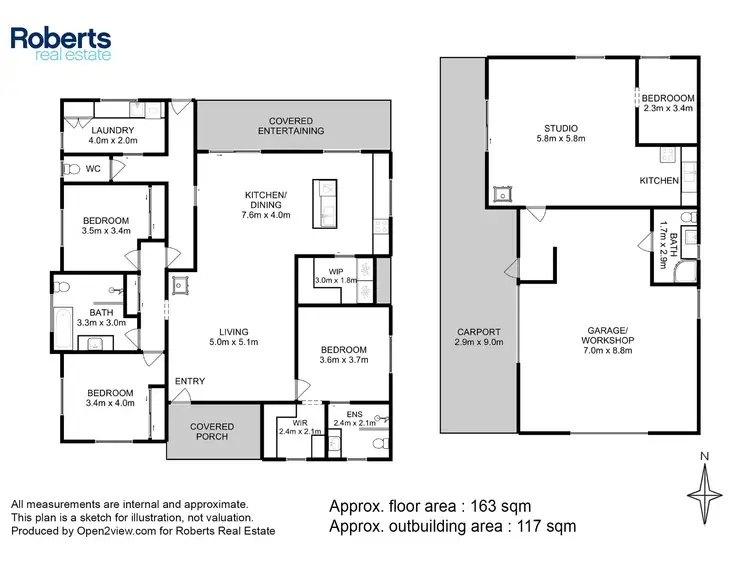 Floorplan of Homely house listing, 44 Francis Street, Swansea TAS 7190