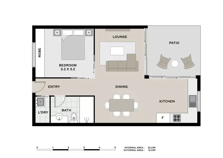 Floorplan of Homely unit listing, 23/3 Kingsway Place, Townsville City QLD 4810