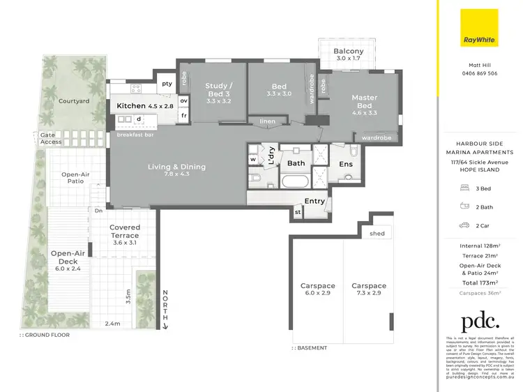 Floorplan of Homely apartment listing, 117/64 Sickle Avenue, Hope Island QLD 4212