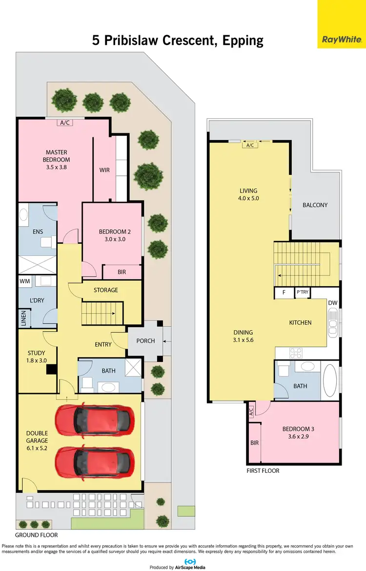 Floorplan of Homely house listing, 5 Pribislaw Crescent, Epping VIC 3076