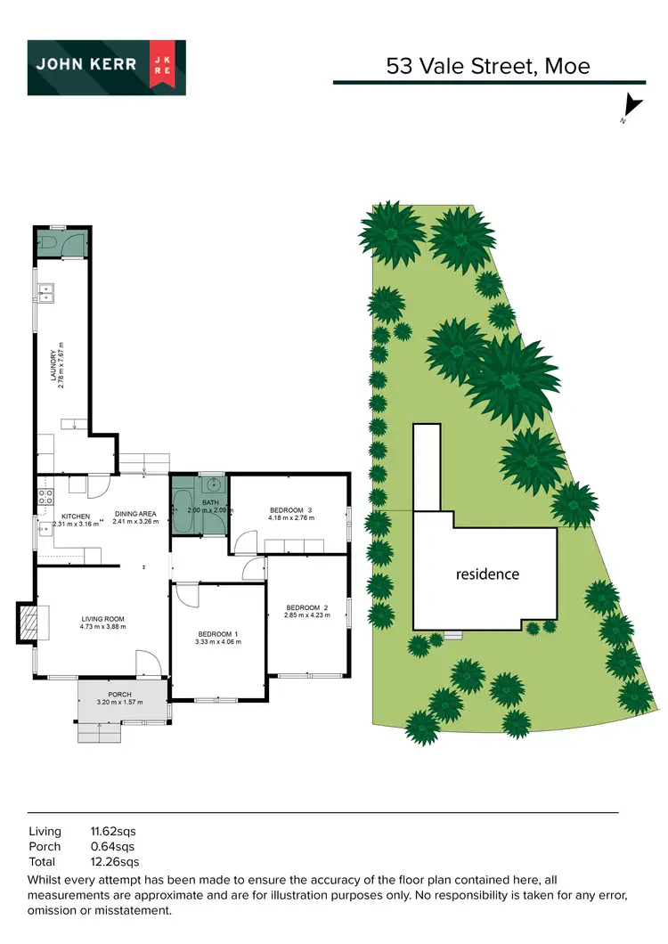 Floorplan of Homely house listing, 53 Vale Street, Moe VIC 3825