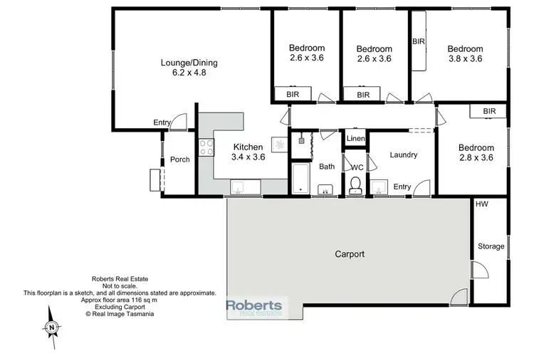 Floorplan of Homely house listing, 12 Herbert Street, Strahan TAS 7468