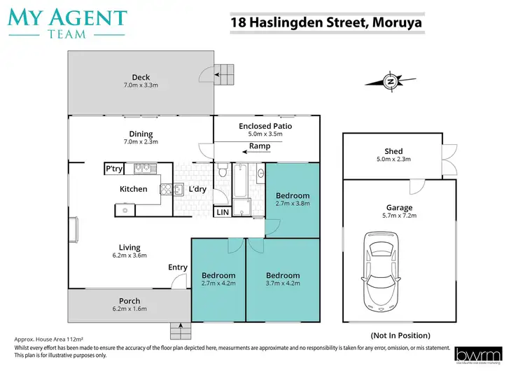 Floorplan of Homely house listing, 18 Haslingden Street, Moruya NSW 2537