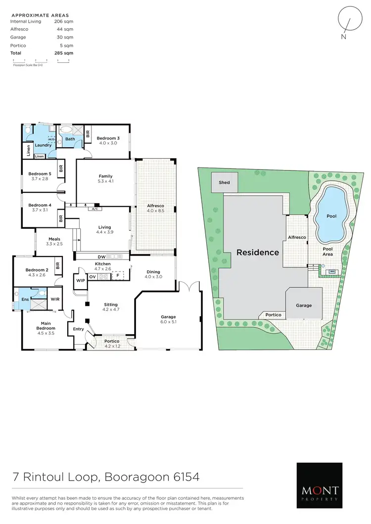 Floorplan of Homely house listing, 7 Rintoul Loop, Booragoon WA 6154