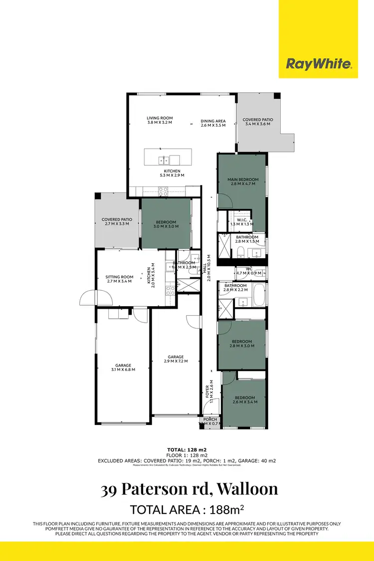 Floorplan of Homely house listing, 1 & 2/39 Paterson Road, Walloon QLD 4306