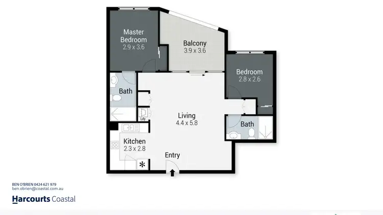 Floorplan of Homely unit listing, 17/6-10 Rose Street, Southport QLD 4215