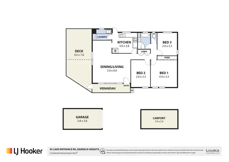 Floorplan of Homely house listing, 95 Lake Entrance Road, Barrack Heights NSW 2528