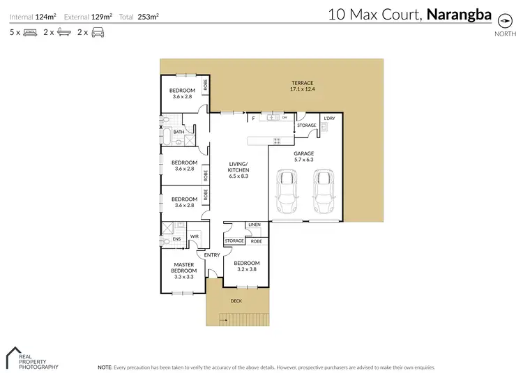 Floorplan of Homely house listing, 10 Max Court, Narangba QLD 4504