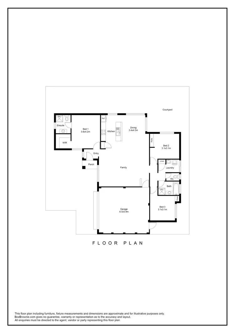Floorplan of Homely house listing, 227A Coode Street, Bedford WA 6052