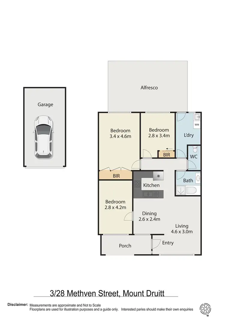 Floorplan of Homely house listing, 3/28 Methven Street, Mount Druitt NSW 2770