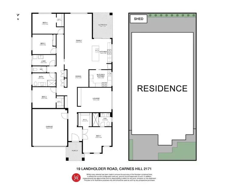 Floorplan of Homely house listing, 19 Landholder Road, Carnes Hill NSW 2171