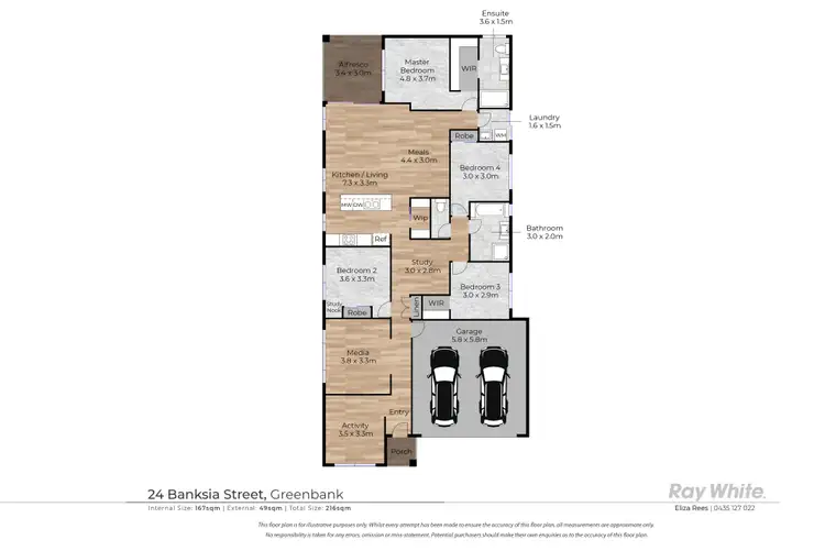 Floorplan of Homely house listing, 24 Banksia Street, Greenbank QLD 4124